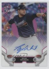 Bryse Wilson [Pink] #BW Baseball Cards 2019 Topps High Tek Autographs Prices
