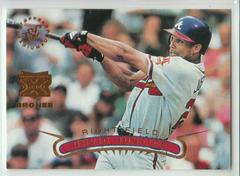 David Justice #159 Baseball Cards 1996 Stadium Club Prices
