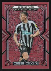 Sven Botman [Red Flood] Soccer Cards 2022 Panini Obsidian Prices