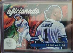 Ozzie Albies [Blue] #A-3 Baseball Cards 2022 Panini Diamond Kings Aficionado Prices