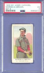 Mordecai Brown Baseball Cards 1909 E91 American Caramel Set B Prices
