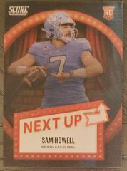 Sam Howell Football Cards 2022 Panini Score Next Up Prices