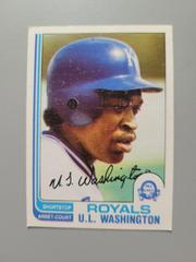 U.L. Washington #329 Baseball Cards 1982 O Pee Chee Prices