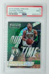 Jayson Tatum [Dazzle] #2 Basketball Cards 2018 Panini Threads Our Time Prices