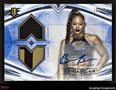 Bianca Belair [Blue] Wrestling Cards 2020 Topps WWE Undisputed Dual Relic Autographs Prices