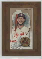 Byron Buxton [Red Ink] #MA-BB Baseball Cards 2023 Topps Allen & Ginter Mini Framed Autographs Prices