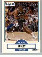 Michael Ansley #U-66 Basketball Cards 1990 Fleer Update Prices
