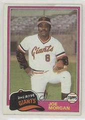 Joe Morgan [Traded] #807 Baseball Cards 1981 Topps Prices