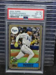 Wander Franco [Gold] #T87-23 Baseball Cards 2022 Topps 1987 Prices