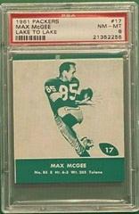 Max McGee Football Cards 1961 Lake to Lake Packers Prices