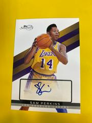 Sam Perkins #TSASP Basketball Cards 2008 Topps Signature Autographs Prices