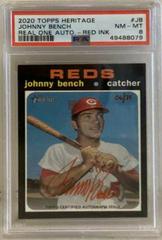 Johnny Bench [Red Ink] #JB Baseball Cards 2020 Topps Heritage Real One Autographs Prices