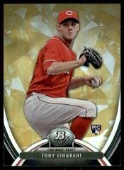 Tony Cingrani #62 Baseball Cards 2013 Bowman Platinum Prices