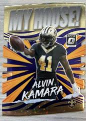 Alvin Kamara [Purple Stars] Football Cards 2021 Panini Donruss Optic My House Prices