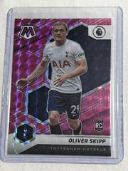 Oliver Skipp [Pink Fluorescent] Soccer Cards 2021 Panini Mosaic Premier League Prices