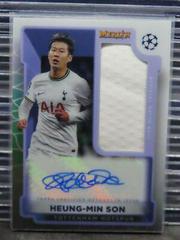 Heung min Son Soccer Cards 2022 Topps Merlin Chrome UEFA Club Competitions Match Ball Signatures Prices
