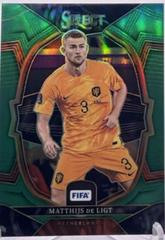 Matthijs de Ligt [Green] Soccer Cards 2022 Panini Select FIFA Prices