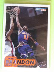 Terrell Bradon #34 Basketball Cards 1993 Fleer Prices