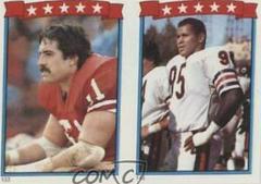 Randy Cross, Richard Dent Football Cards 1985 Topps Stickers Prices