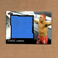 Chris Leben #MR-CL Ufc Cards 2011 Finest UFC Jumbo Fight Mat Relics Prices