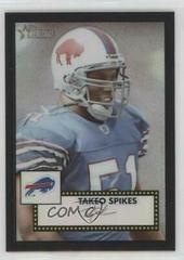 Takeo Spikes [Black Refractor] #THC40 Football Cards 2006 Topps Heritage Chrome Prices