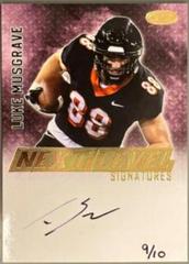 Luke Musgrave #NLS-LM Football Cards 2023 Sage Next Level Signatures Prices