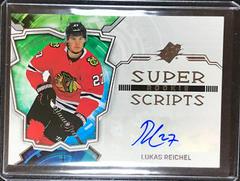 Lukas Reichel #SSR-LR Hockey Cards 2022 SPx Rookie Superscripts Autographs Prices