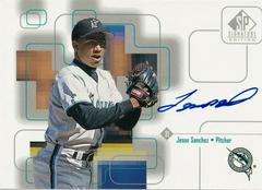 Jesus Sanchez #JS Baseball Cards 1999 SP Signature Autographs Prices