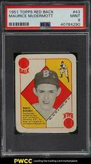 Maurice McDermott Baseball Cards 1951 Topps Red Back Prices