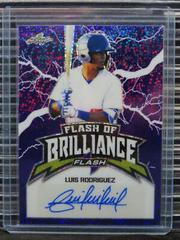 Luis Rodriguez [Purple] #FB-LR1 Baseball Cards 2020 Leaf Flash of Brilliance Autographs Prices