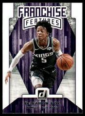 De'Aaron Fox #19 Basketball Cards 2019 Panini Donruss Franchise Features Prices
