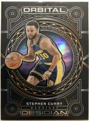 Stephen Curry [Orange] #10 Basketball Cards 2022 Panini Obsidian Orbital Prices