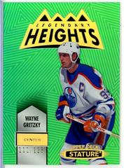 Wayne Gretzky [Green] Hockey Cards 2021 Upper Deck Stature Legendary Heights Prices