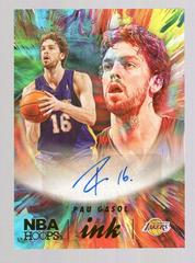 Pau Gasol [Hyper Gold] #HI-PAU Basketball Cards 2022 Panini Hoops Ink Autographs Prices
