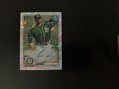 Jesus Luzardo [Atomic Refractor] Baseball Cards 2020 Bowman Chrome Rookie Autographs Prices