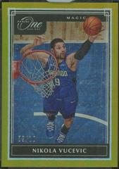 Nikola Vucevic [Gold] #5 Basketball Cards 2019 Panini One and One Prices