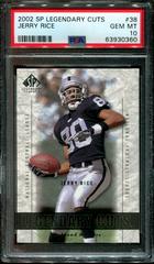 Jerry Rice #38 Football Cards 2002 SP Legendary Cuts Prices