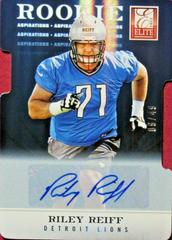 Riley Reiff [Aspirations Autograph] #107 Football Cards 2012 Panini Elite Prices
