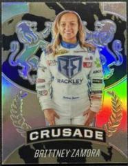 Brittney Zamora [Holo] #20 Racing Cards 2021 Panini Chronicles NASCAR Crusade Prices