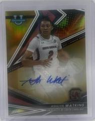 Ashlyn Watkins [Gold] #BOA-AW Basketball Cards 2022 Bowman University Best of Autographs Prices