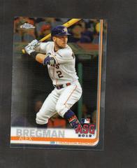 Alex Bregman #72 Baseball Cards 2019 Topps Chrome Update Prices