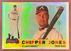 Chipper Jones [Refractor] Baseball Cards 2009 Topps Heritage Chrome Prices