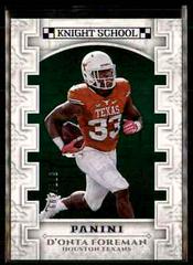 D'Onta Foreman Football Cards 2017 Panini Knight School Prices