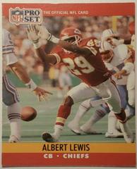 Albert Lewis #529 Football Cards 1990 Pro Set Prices