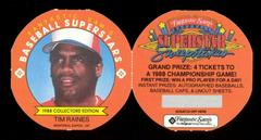 Tim Raines #16 Baseball Cards 1988 Fantastic Sam's Discs Prices