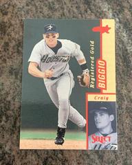 Craig Biggio [Registered Gold] #39 Baseball Cards 1997 Select Prices