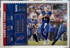 Josh Allen Football Cards 2022 Panini Contenders Game Day Ticket Prices