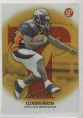 Clinton Portis [Gold Refractor] #122 Football Cards 2002 Topps Pristine Prices