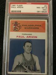 Paul Arizin #2 Basketball Cards 1961 Fleer Prices