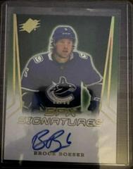 Brock Boeser [Gold] Hockey Cards 2021 SPx Signatures Prices